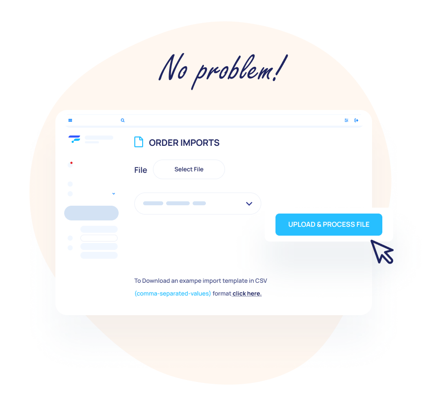 Sample upload view